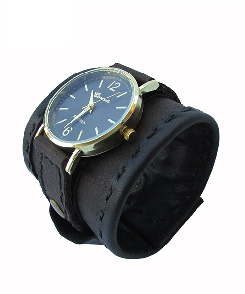 Leather watch
